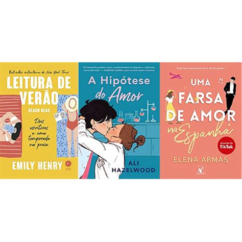 Kit Livros Leitura De Verao A Hip Tese Do Amor Uma Farsa De Amor