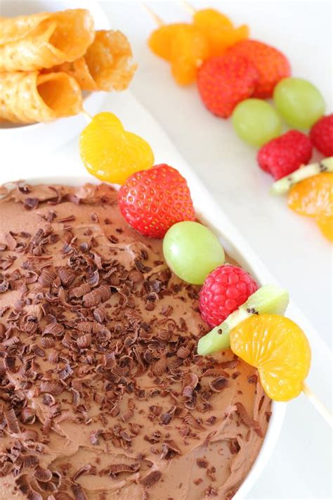 3 Ingredient Chocolate Fruit Dip Slice Of Kitchen Life Recipe Chocolate Fruit Chocolate