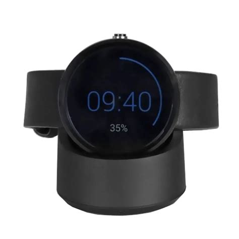 New Wireless Charging Cradle Dock Charger Station For Motorola Moto 360