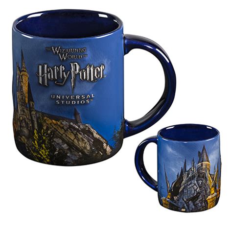 Universal Mug Wizarding World Harry Potter Hogwarts Castle Night