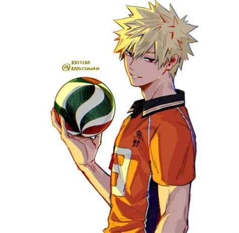 Bakugou In Haikyu Pinkbloom Photo 43532078 Fanpop