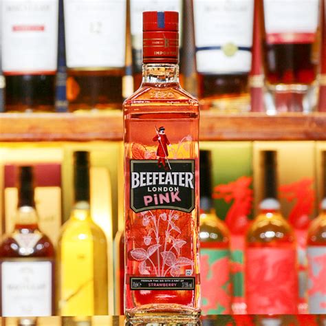 Beefeater Pink Gin - strawberry on top of the classic juniper base