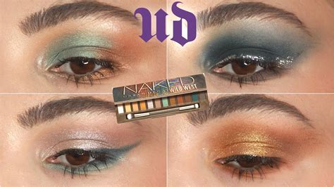 4 LOOKS 1 PALETTE URBAN DECAY NAKED WILD WEST Eyeshadow Tutorial YouTube