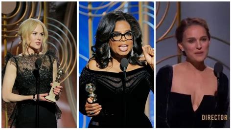 Metoo Dominates 2018 Golden Globes Most Powerful Speeches From Oprah Winfrey To Barbra Streisand