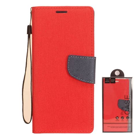 Motorola Moto G Stylus Wallet Case Premium Canvas Pu Leather Pocket Slim Fit Folio Book Cover