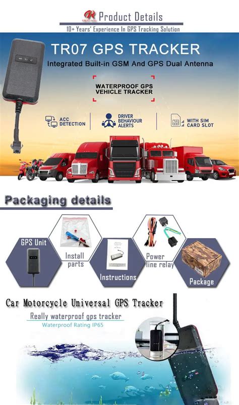 Waterproof Small Cheapest Gps Tracking Device Gps Tracker Automotive ...