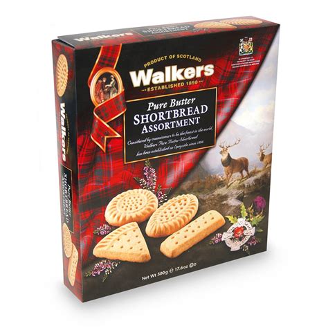 Walkers Shortbread Stags And Hinds Assorted Shortbread Shapes 500g Woolworths