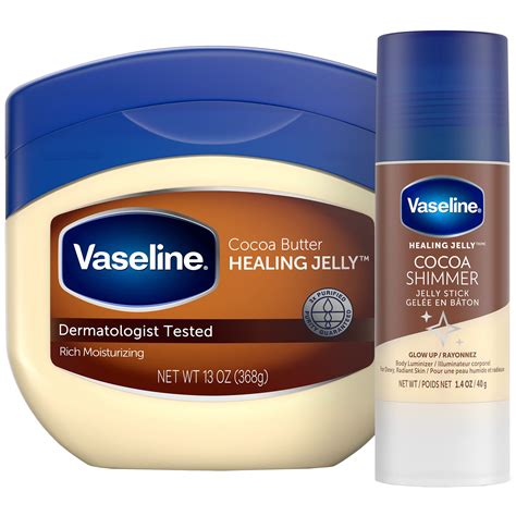 Vaseline Cocoa Butter Moisturizing Bundle Healing Jelly 13 Oz