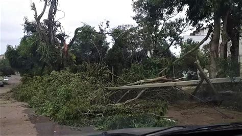 Estragos Do Forte Temporal Que Atingiu Canoas Rs Youtube