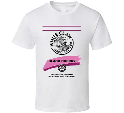 White Claw Black Cherry Hard Seltzer Halloween Costume T Shirt