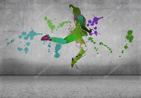 Abstract dancer silhouette Stock Photo by ©Khakimullin 67110511