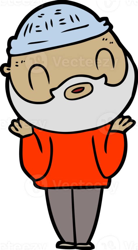 Dibujos Animados Barbado Hombre Dibujo Png