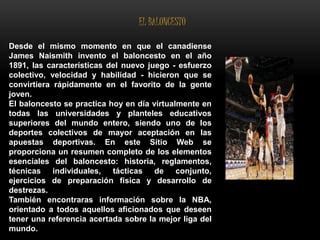 El Baloncesto Ppt