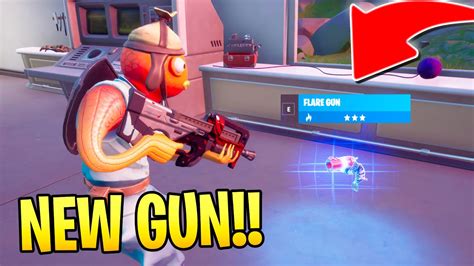 NEW Flare Gun Gameplay In Fortnite SHOOTS FIRE YouTube