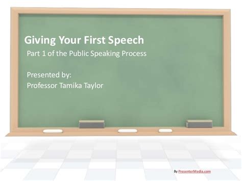 Organizing And Preparing Your Speech