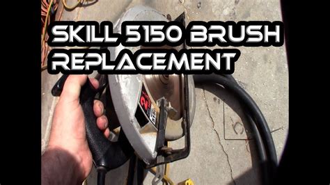 Skill 5150 Circular Saw Brush Replacement Running Intermittent Made In America Youtube