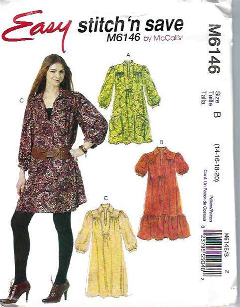 Uncut Mccalls Sewing Pattern Stitch N Save Etsy