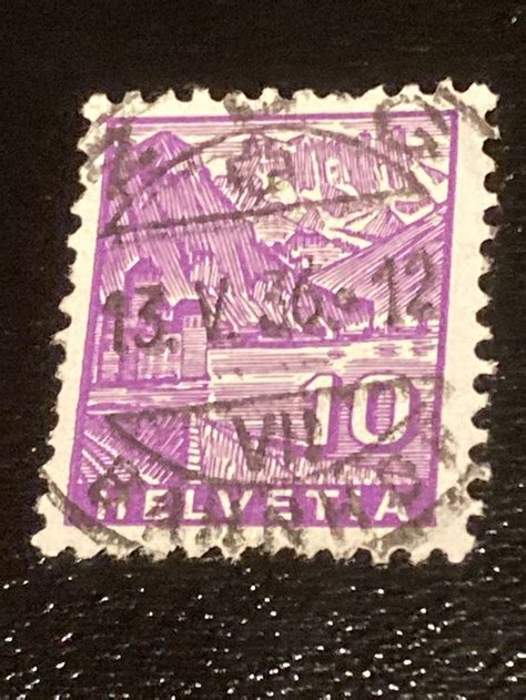 Schloss Chillon ZNr 196 1934 Vollstempel Zug Kaufen Auf Ricardo