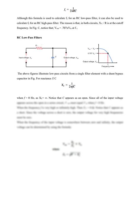 SOLUTION Rc High Low Pass Filters Studypool