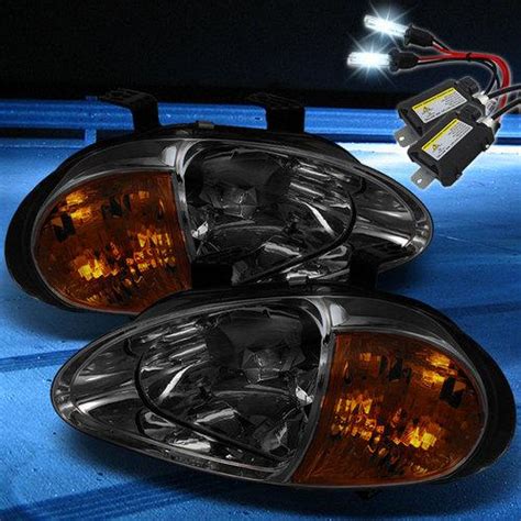 Buy K Slim Xenon Hid Kit Smoked Honda Del Sol Headlights