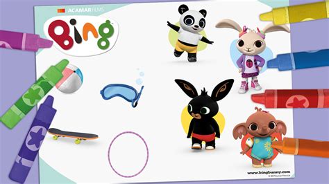 Bing S Summertime Matching Activity Bing Bunny