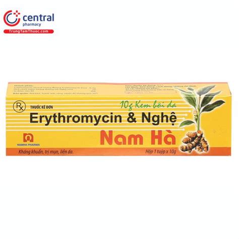 [chÍnh HÃng] Thuốc Erythromycin And Nghệ Nam Hà điều Trị Mụn Trứng Cá