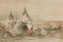 Campamento Indio Indian Encampment By Frederick Arthur Verner