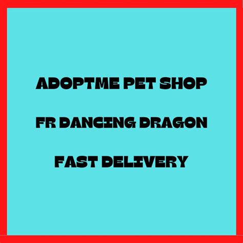 Adopt Me FR Dancing Dragon fly Ride Dancing Dragon - Etsy