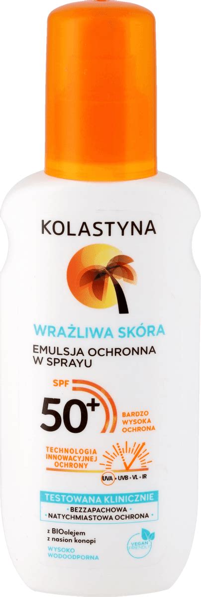 Kolastyna Sun Sk Ra Wra Liwa Emulsja Spf Spray Ml Kupuj W