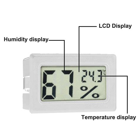 Mini Thermometer Hygrometer Digitale Lcd Indoor Te Grandado