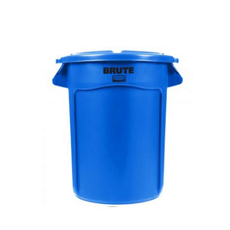 FG263200BLUE BRUTE 32 Gallon Container with Lid -Blue - Schemer Plus Co ...