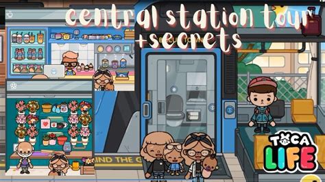 NEW CENTRAL STATION UPDATE IN TOCA LIFE WORLD FULL TOUR SECRETS TOCA