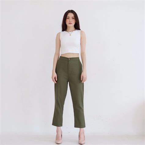 Jual Celana Chino Wanita Celana Katun Slimfit Wanita Chino Pants