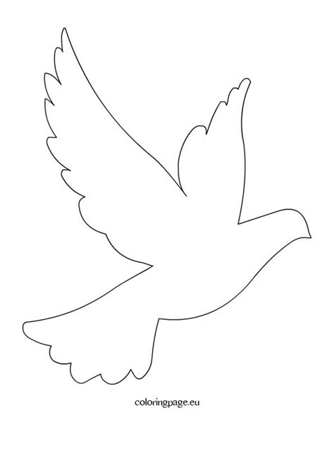 Dove Template Printable Printable Templates