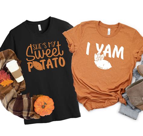 Shes My Sweet Potato I Yam Shirts Couples Thanksgiving Etsy