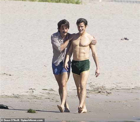 Matt Bomer And Jonathan Bailey Share A Kiss While Filming Romance