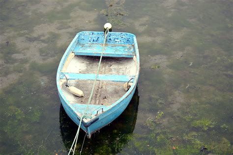 Blue Boat Free Stock Photo Public Domain Pictures