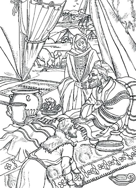 Jacob and Esau Coloring Pages - Best Coloring Pages For Kids