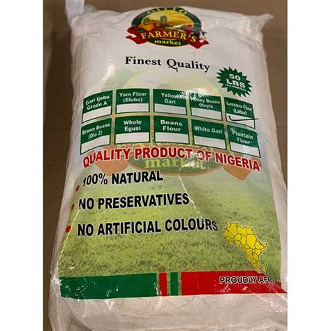 Cassava Flour Farmers Market 50 Lbs Whole Food Depot