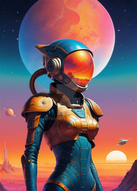 Explorer On An Alien Planet By Artsfuture On Deviantart