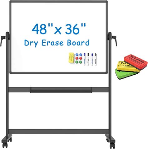 Amazon Viz Pro Double Sided Magnetic Mobile Whiteboard X