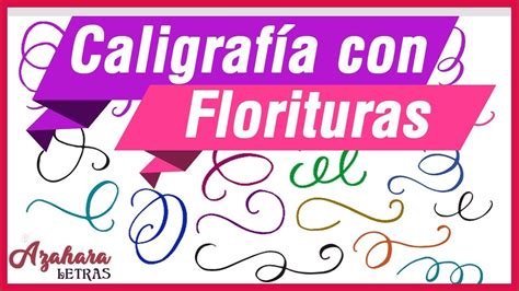 Caligrafía con FLORITURAS YouTube