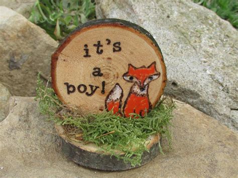 Woodland Baby Shower Cake Topper Fox Baby Shower Cake Topper - Etsy