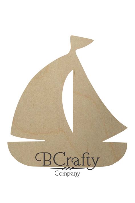 Wooden Sailboat Cutout – BCrafty Company