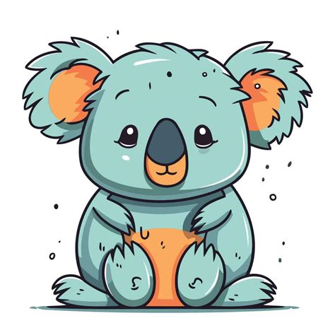 Cute Cartoon Koala Vector Illustration Of A Cute Koala 32922303