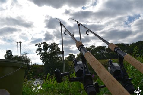 Barbel Fishing On The River Severn My Barbel Rods All Set Up And Cast