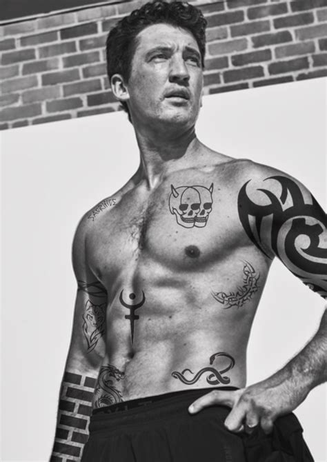 Miles Teller Tattoos In Miles Teller Tribal Tattoos Tattoos