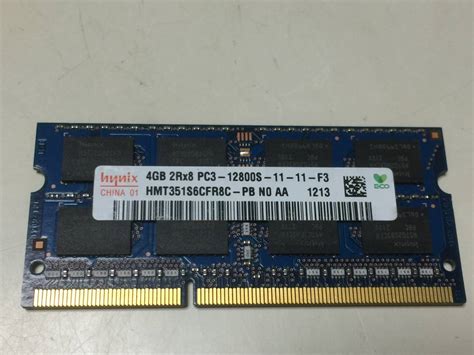 Yahooオークション ノートpc用 メモリ 4gb Hynix製 Sodimm Ddr3 16