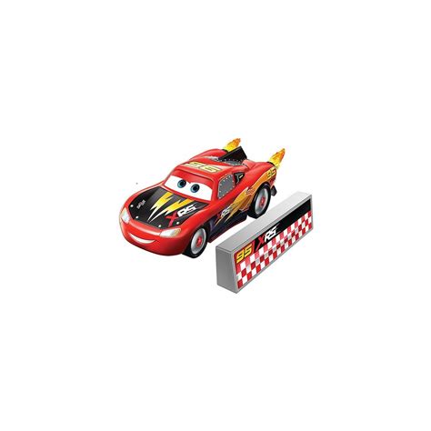 Mattel Disney Pixar Cars Rocket Racing Lightning Mcqueen With Blast