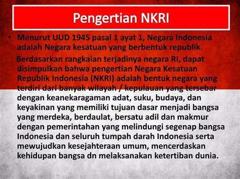 Hakikat Negara Kesatuan Republik Indonesia Ppt